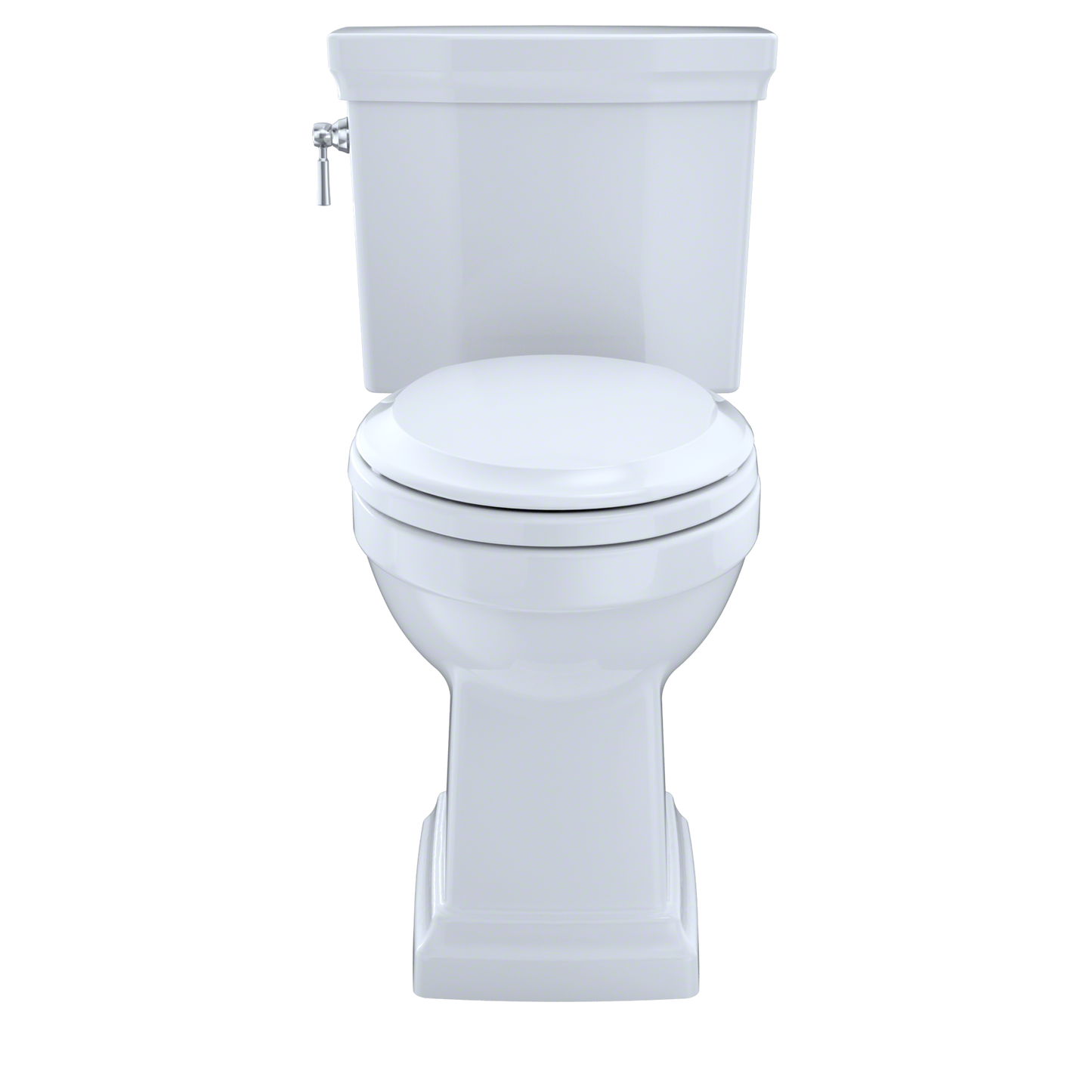 TOTO CST404CUFG#11 Promenade II 1G Two-Piece Elongated 1.0 GPF Universal Height Toilet with CEFIONTECT , Colonial White