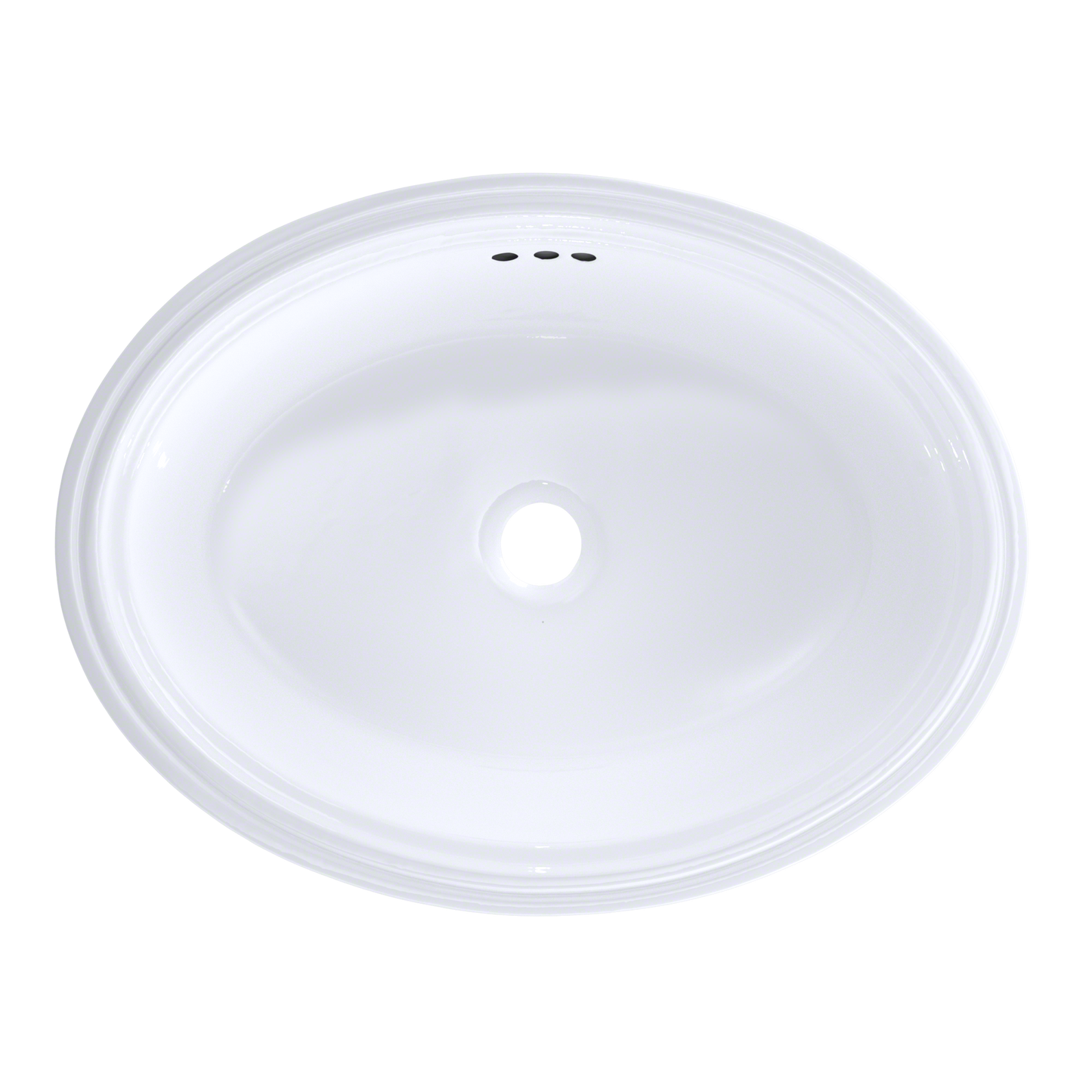 TOTO LT641#01 Dartmouth 18-3/4" x 13-3/4" Oval Undermount Bathroom Sink , Cotton White