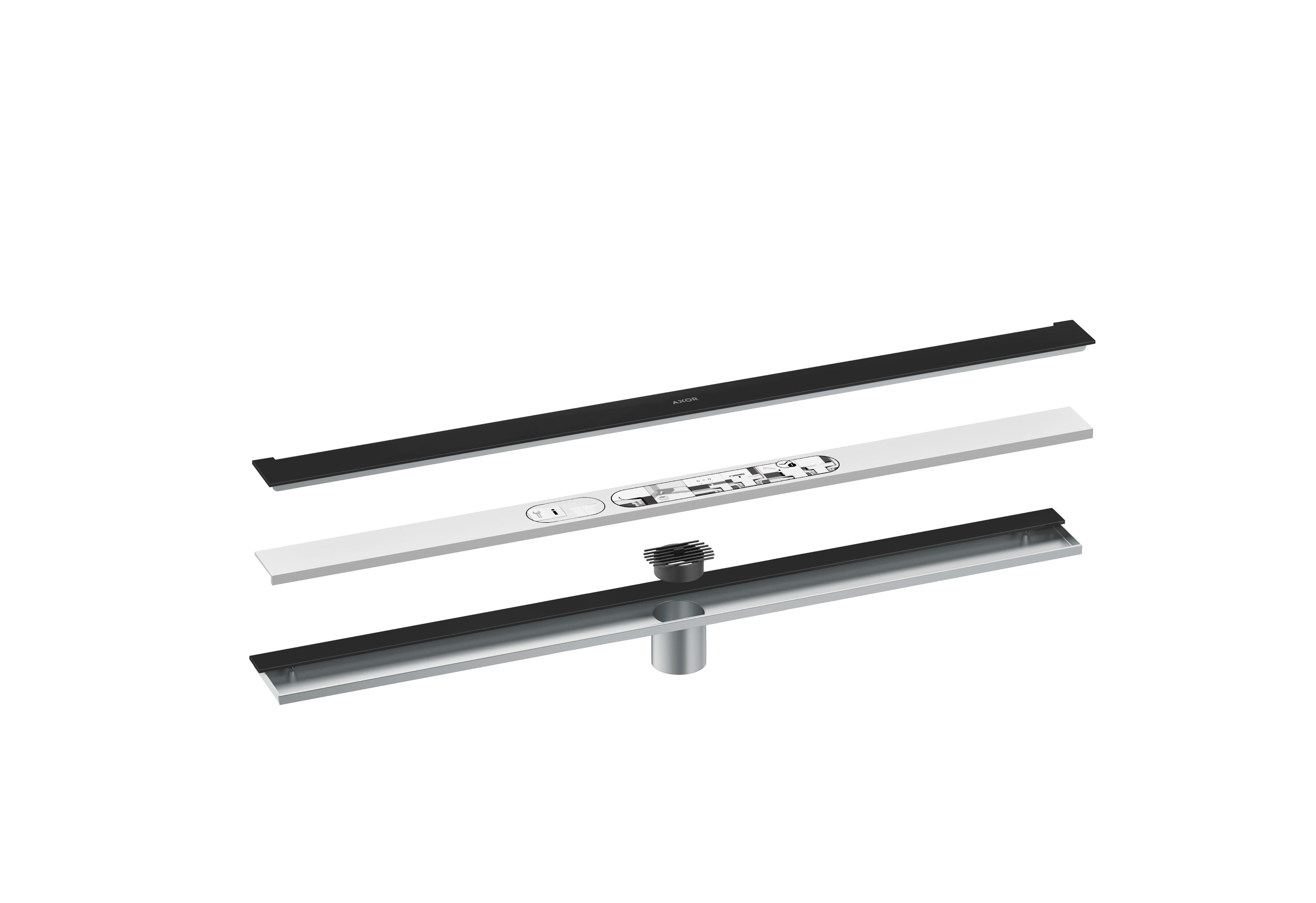 AXOR 42526671 Drains Wall Installation 31 1/2" - Matte Black