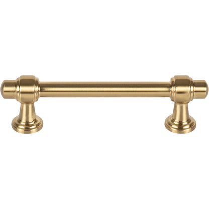 ATLAS 430-WB Bronte 3 3/4" Center to Center Bar Pull - Warm Brass