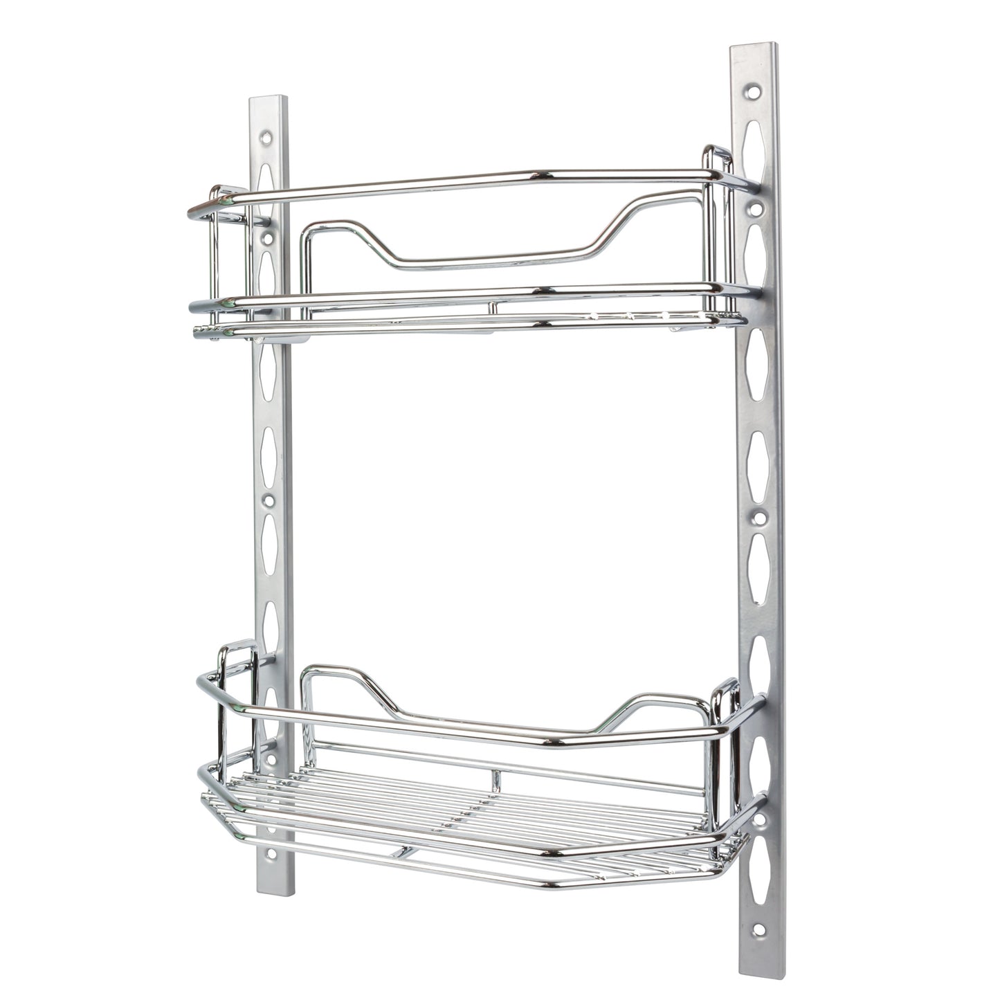 HARDWARE RESOURCES DMS6-PC-R 6" Wire Door Mounted Tray System - Chrome