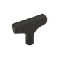 TOP KNOBS TK1010BLK Riverside 2" Length Bar Knob - Flat Black