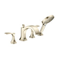 HANSGROHE 04817830 Locarno 4-Hole Roman Tub Set Trim with 1.75 GPM Handshower - Polished Nickel