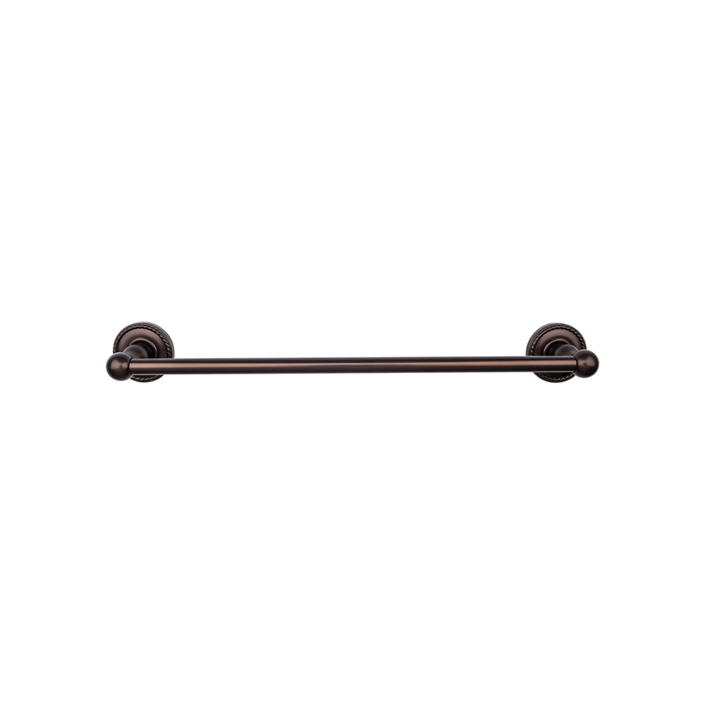 TOP KNOBS ED10ORBF TOP BATH (R) Edwardian Bath Single 32 1/2" Wall Mounted Towel Bar - Oil Rubbed Bronze