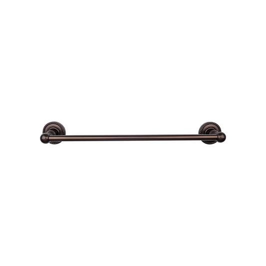 TOP KNOBS ED10ORBF TOP BATH (R) Edwardian Bath Single 32 1/2" Wall Mounted Towel Bar - Oil Rubbed Bronze