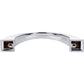 JEFFREY ALEXANDER 944-96PC Roman 96 mm Center-to-Center Arch Pull - Polished Chrome