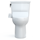 TOTO MW7863074CEG#01 Drake Transitional WASHLET+ Two-Piece Elongated 1.28 GPF TORNADO FLUSH Toilet with C2 Bidet Seat , Cotton White