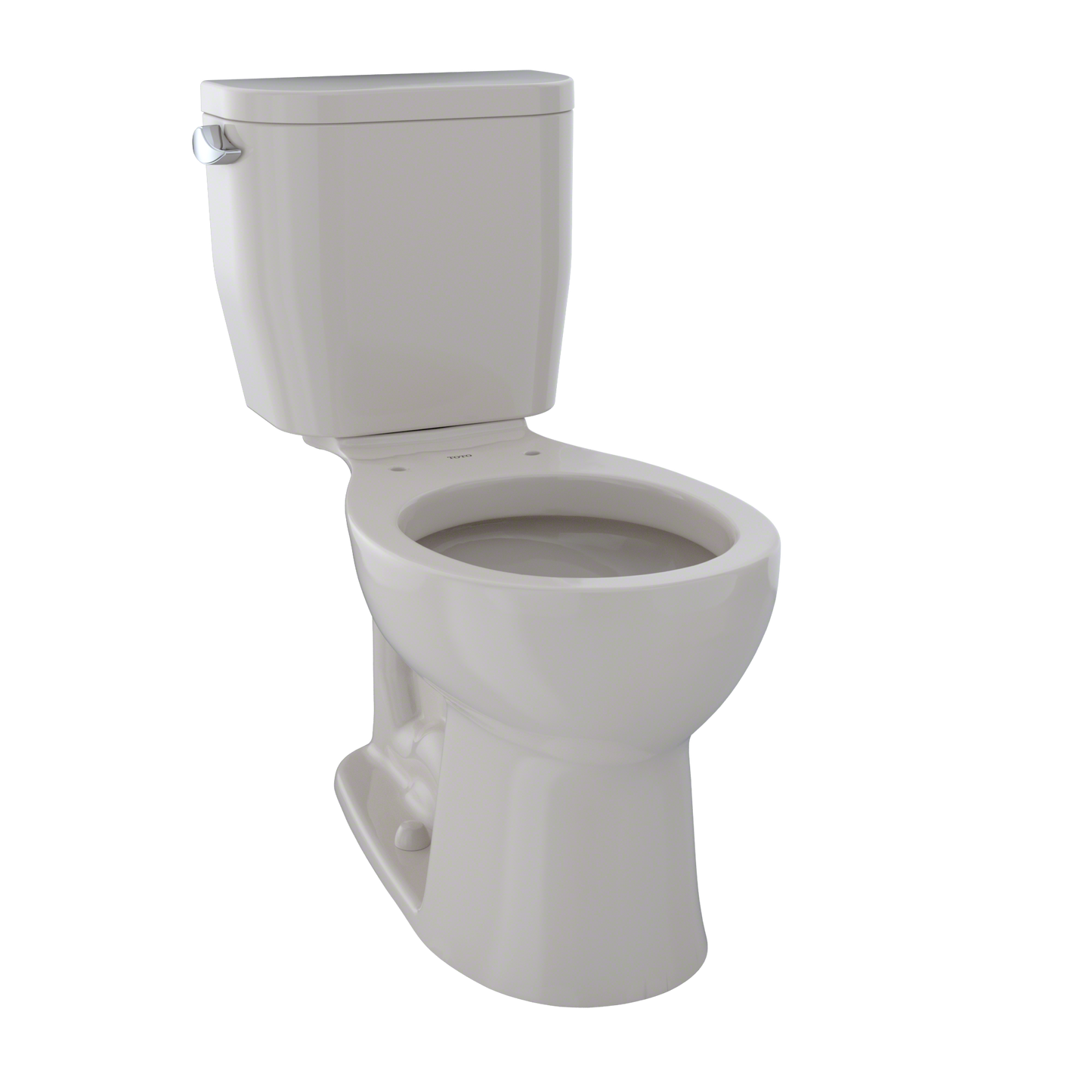 TOTO CST243EF#12 Entrada Two-Piece Round 1.28 GPF Universal Height Toilet , Sedona Beige