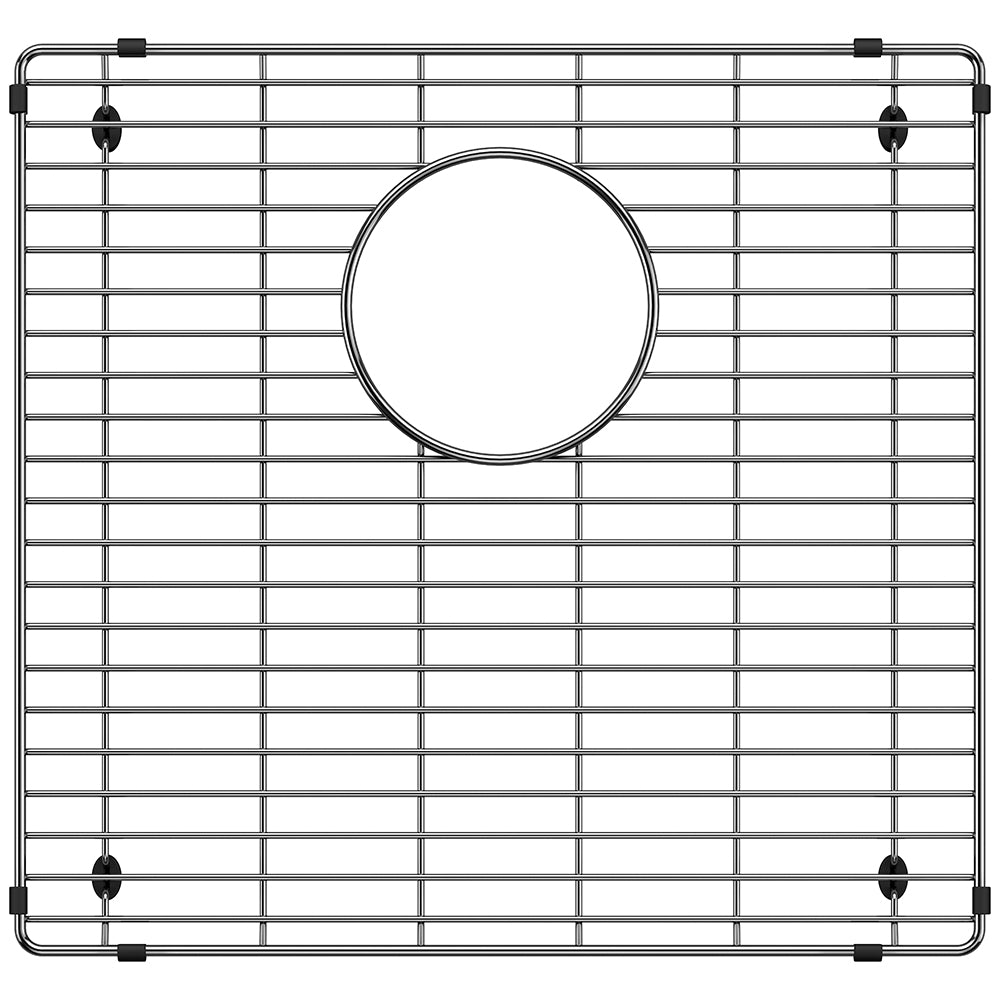 BLANCO 237463 Quatrus Stainless Steel Sink Grid for Quatrus 60/40 Sink - Large Bowl in Stainless Steel