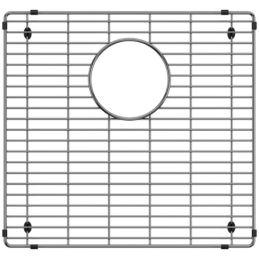 BLANCO 237463 Quatrus Stainless Steel Sink Grid for Quatrus 60/40 Sink - Large Bowl in Stainless Steel