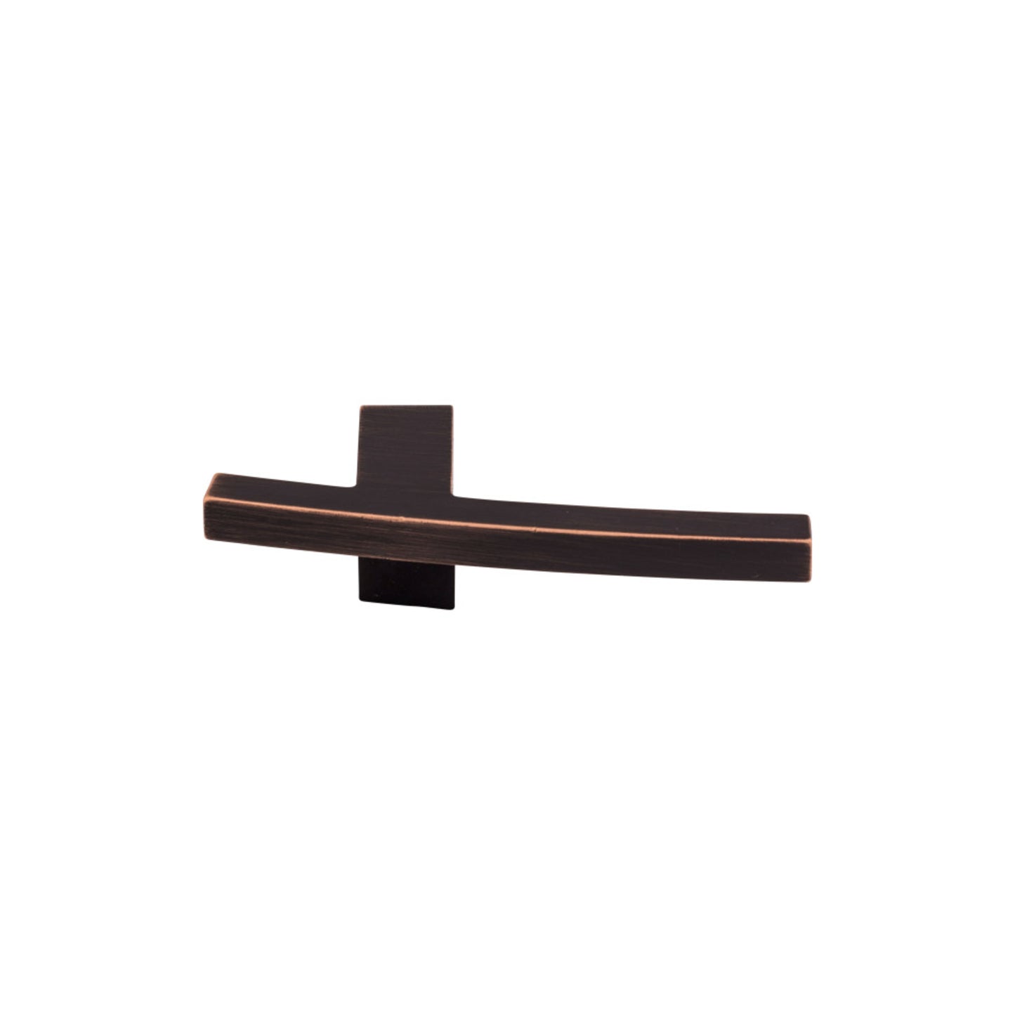 TOP KNOBS TK84TB Slanted A 3" Length Geometric Knob , Tuscan Bronze