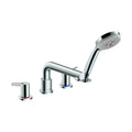 HANSGROHE 72414001 Talis S 4-Hole Roman Tub Set Trim with 1.8 GPM Handshower - Chrome