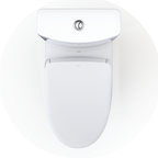TOTO MW4464736CEMGNA#01 Washlet+ Aquia Iv Two-Piece Elongated Dual Flush 1.28 And 0.9 Gpf Toilet And With Auto Flush S7A Contemporary Bidet Seat - Cotton White