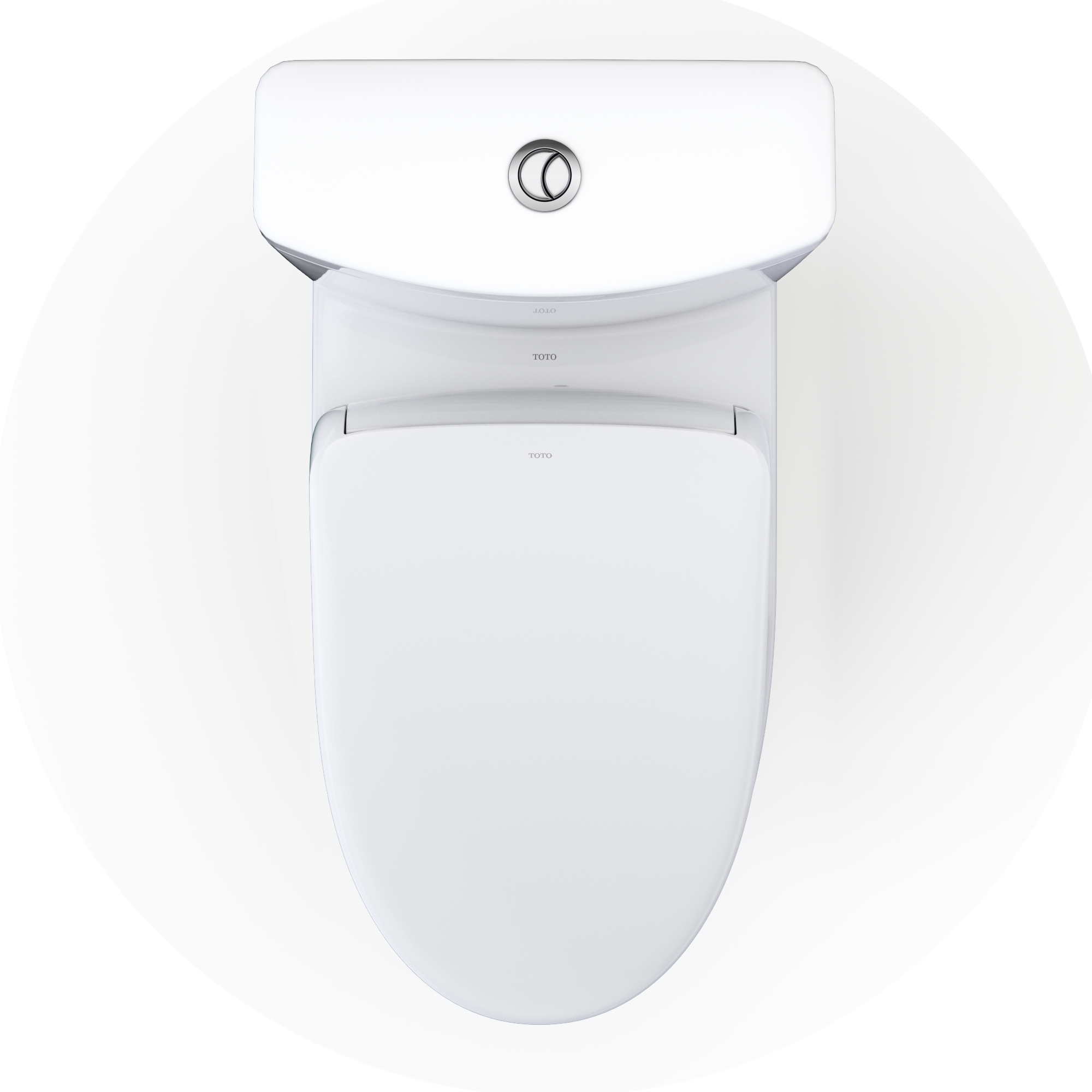 TOTO MW4464726CEMFGNA#01 Washlet+ Aquia Iv Two-Piece Elongated Dual Flush 1.28 And 0.9 Gpf Toilet With Auto Flush S7 Contemporary Bidet Seat - Cotton White
