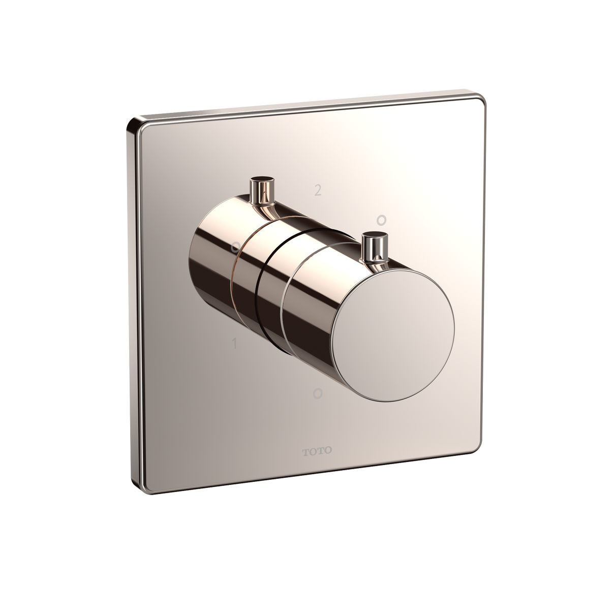 TOTO TBV02102U#PN Square Three-Way Diverter Shower Trim With Off - Polished Nickel