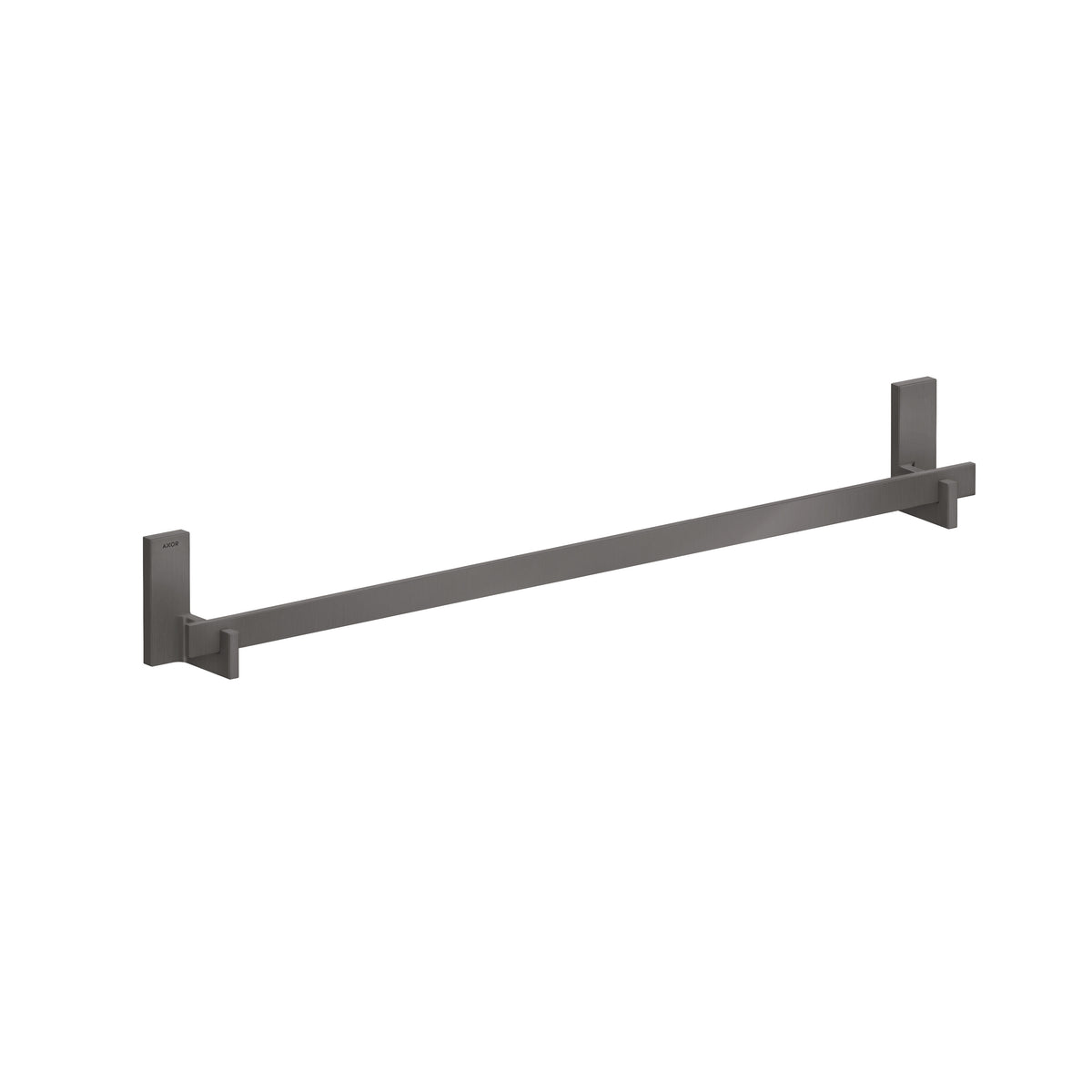 AXOR 42683340 Universal Rectangular Towel Bar, 32" - Brushed Black Chrome