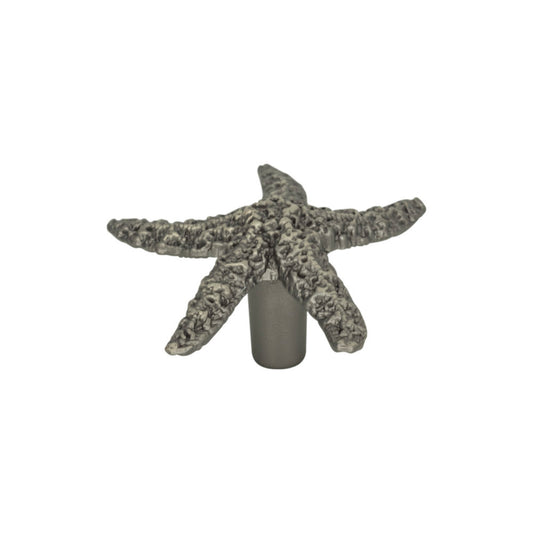 ATLAS 142-P Starfish 2" Length Novelty Knob , Pewter