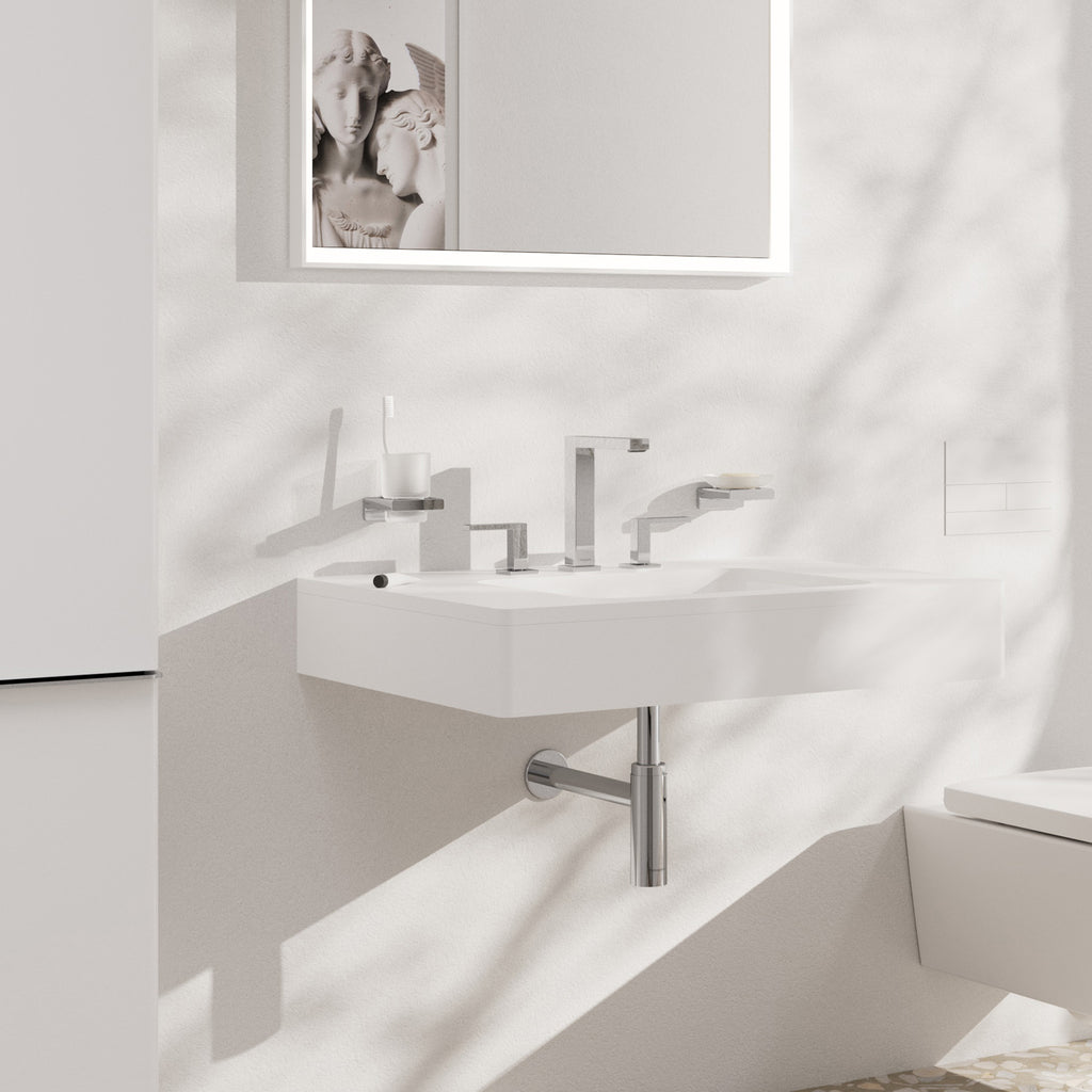HANSGROHE 73031001 Tecturis E Widespread Faucet 150, 1.2 GPM - Chrome