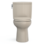 TOTO MS454124CUFG#03 Drake Ii 1G Two-Piece Elongated 1.0 Gpf Universal Height Toilet With Cefiontect And Ss124 Softclose Seat - Bone