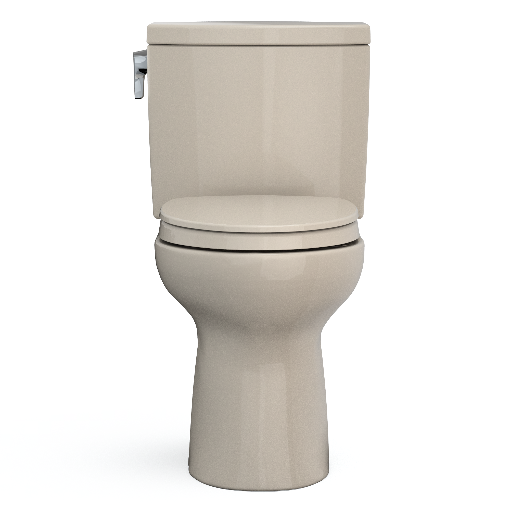 TOTO MS454124CUFG#03 Drake Ii 1G Two-Piece Elongated 1.0 Gpf Universal Height Toilet With Cefiontect And Ss124 Softclose Seat - Bone