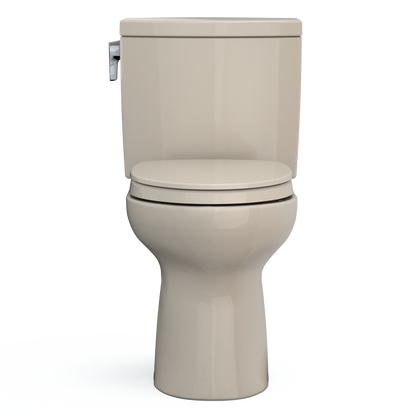 TOTO MS454124CUFG#03 Drake Ii 1G Two-Piece Elongated 1.0 Gpf Universal Height Toilet With Cefiontect And Ss124 Softclose Seat - Bone