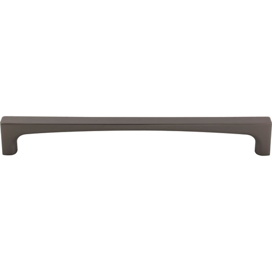 TOP KNOBS TK1018AG Riverside 12" Center to Center Appliance Pull - Ash Gray