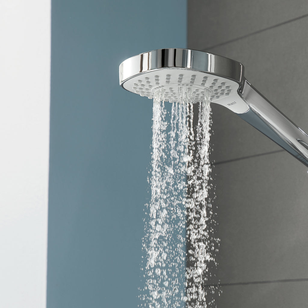HANSGROHE 04724400 Croma Select S Handshower 110 3-Jet, 1.75 GPM - White/Chrome
