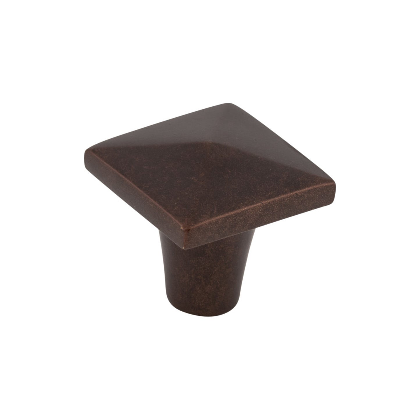 TOP KNOBS M1518 Aspen 1 1/4" Length Square Knob - Mahogany Bronze