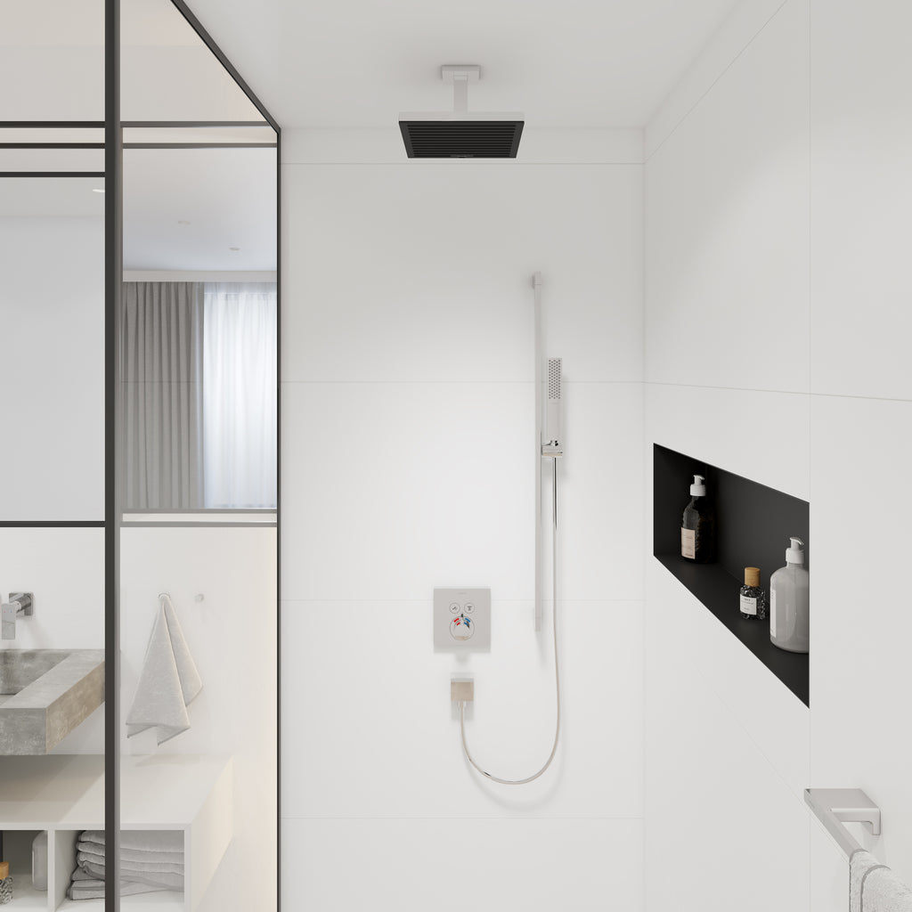 HANSGROHE 24338001 Pulsify E Extension Pipe for Ceiling Mount E, 4" - Chrome