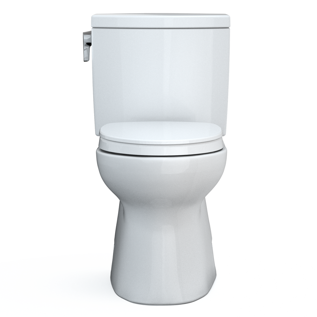 TOTO MS474124CUFG#01 Vespin Ii 1G Two-Piece Elongated 1.0 Gpf Universal Height Toilet With Cefiontect And Ss124 Softclose Seat - Cotton White
