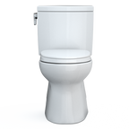 TOTO MS474124CUFG#01 Vespin Ii 1G Two-Piece Elongated 1.0 Gpf Universal Height Toilet With Cefiontect And Ss124 Softclose Seat - Cotton White