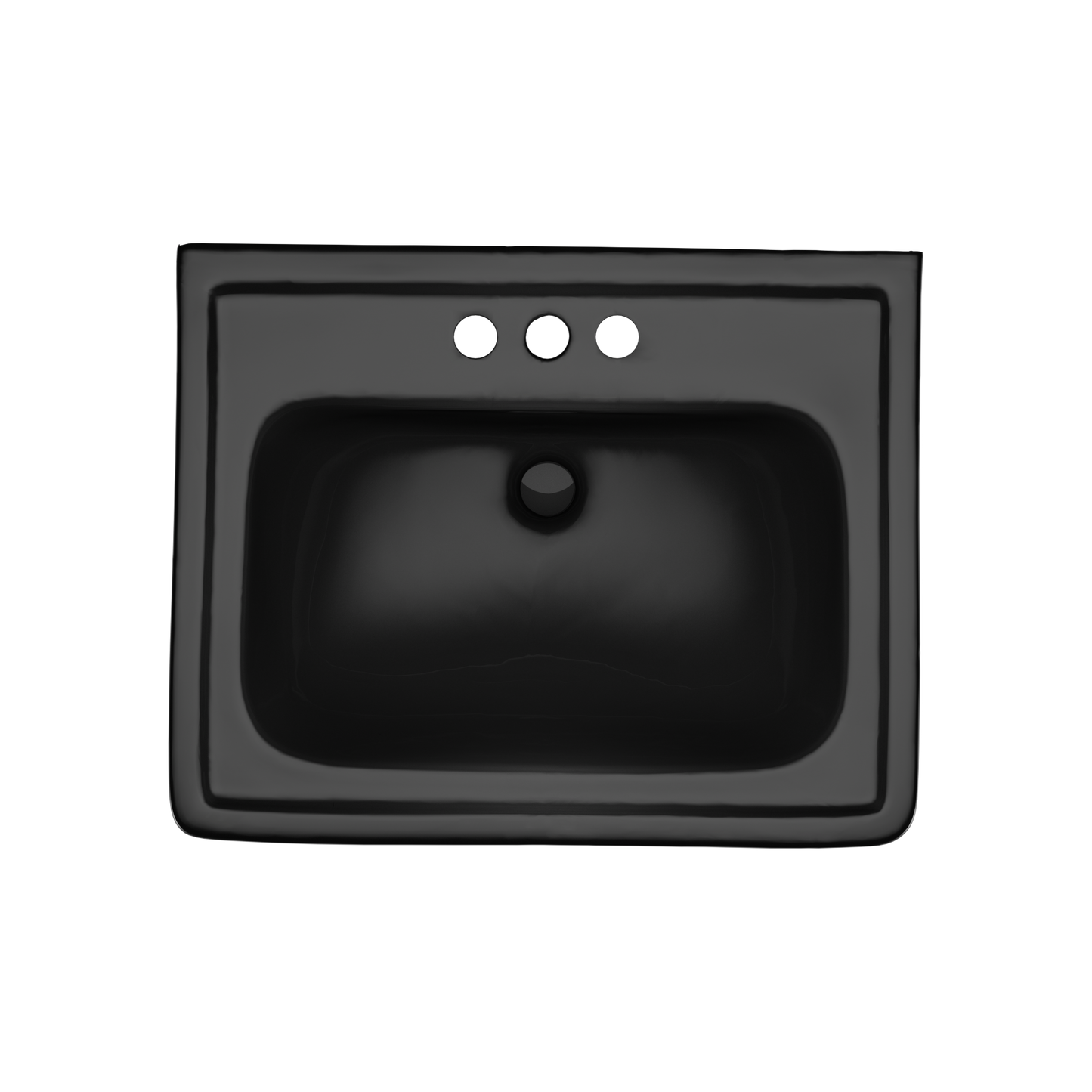 TOTO LPT532.4N#51 Promenade 24" X 19-1/4" Rectangular Pedestal Bathroom Sink For 4 Inch Center Faucets - Ebony