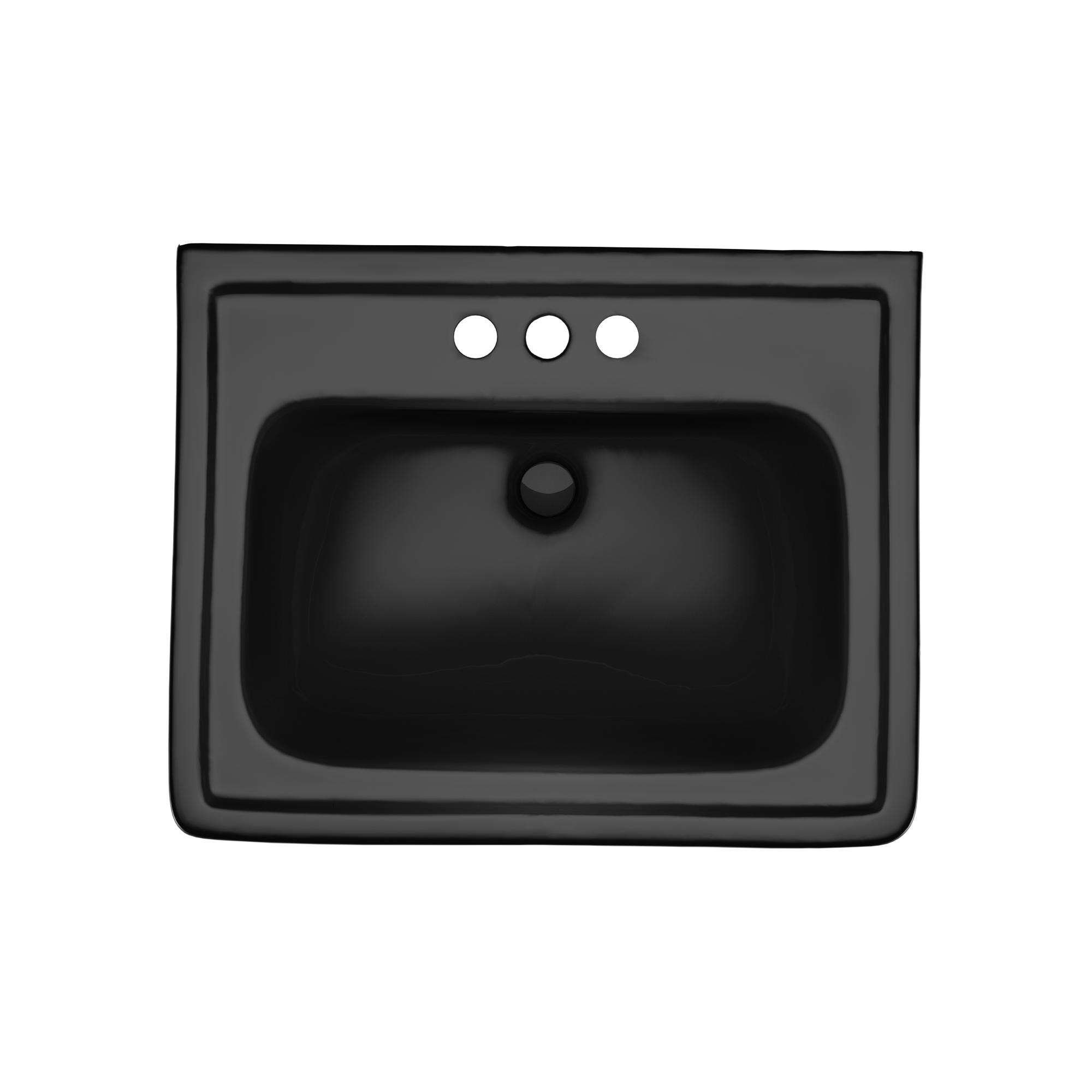 TOTO LPT532.4N#51 Promenade 24" X 19-1/4" Rectangular Pedestal Bathroom Sink For 4 Inch Center Faucets - Ebony