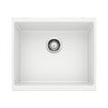 BLANCO 513426 Precis Precis SILGRANIT 21" Single Bowl Undermount Kitchen Sink - White in White
