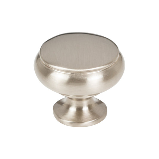 TOP KNOBS TK3090BSN Cumberland 1 1/4" Diameter Round Knob - Brushed Satin Nickel