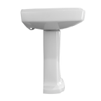 TOTO LPT970.8#01 Guinevere 27-1/8" x 19-7/8" Rectangular Pedestal Bathroom Sink for 8 Inch Center Faucets , Cotton White
