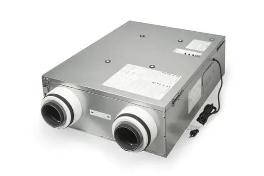PANASONIC FV-10VEC2RH Intelli-Balance100 Mirrored and Hardwired Any Climate Energy Recovery Ventilator (ERV), 30/50/60/70/80/90/100 CFM