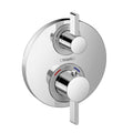 HANSGROHE 15758001 Ecostat S Thermostatic Trim with Volume Control and Diverter - Chrome