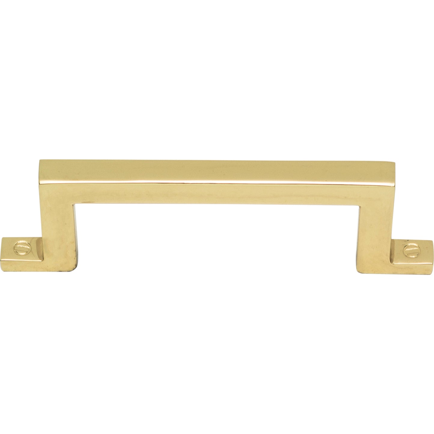 ATLAS 384-PB Campaign 3" Center to Center Bar Pull - Polished Brass