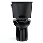TOTO CST786CEF#51 Drake Transitional Two-Piece Elongated 1.28 Gpf Universal Height Tornado Flush Toilet - Ebony