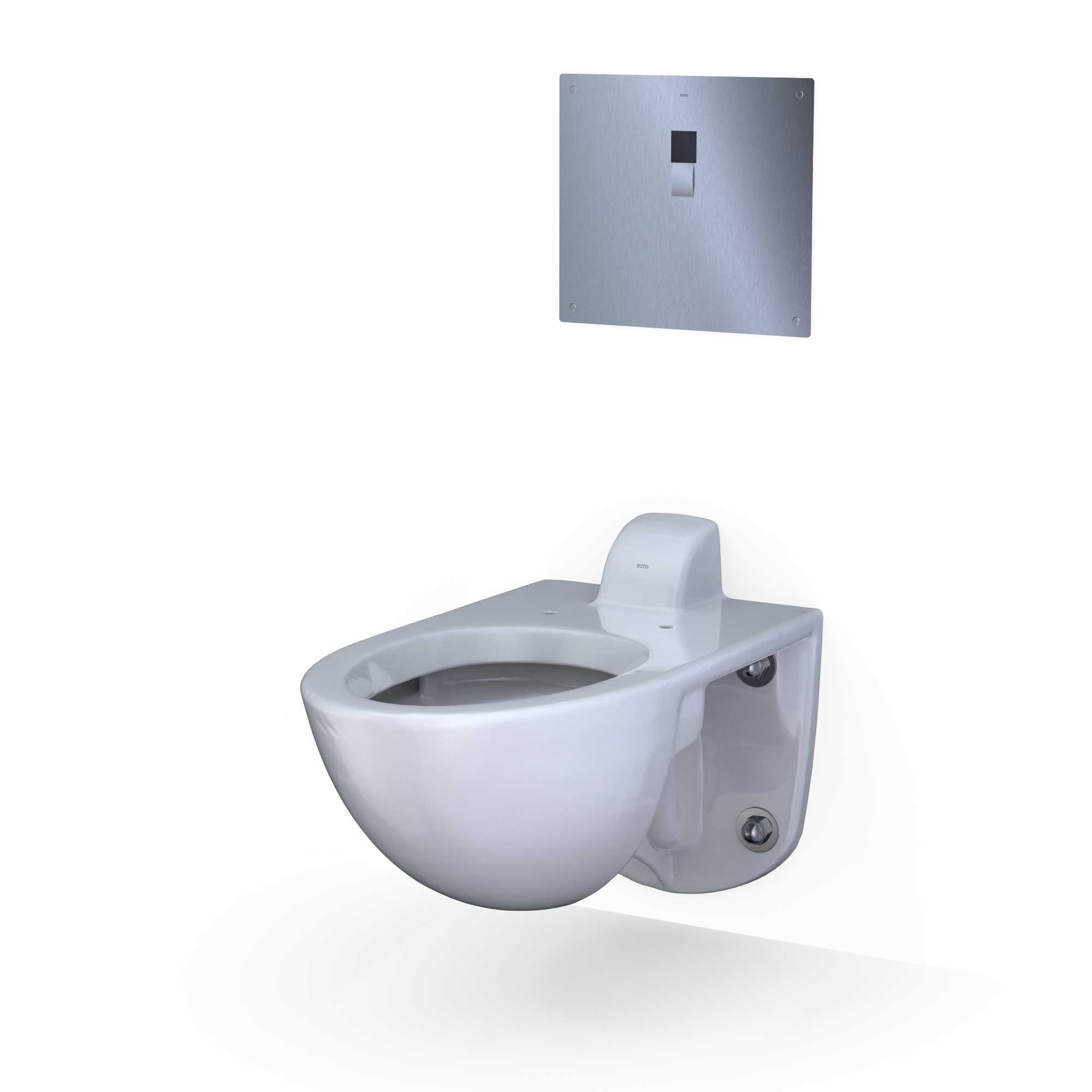 TOTO TET2GB#SS Ecopower Touchless 1.6 Gpf Concealed Toilet Flush Valve - Stainless Steel