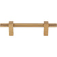 JEFFREY ALEXANDER 698-96SBZ Larkin Knurled Ends 96 mm Center-to-Center Bar Pull - Satin Bronze