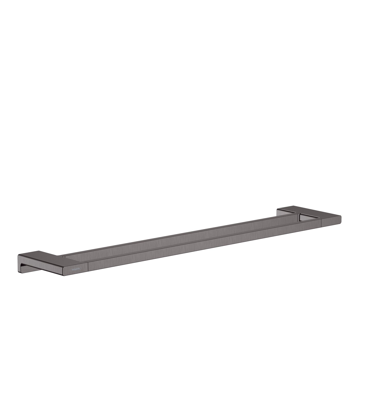 HANSGROHE 41743340 AddStoris Double Towel Bar - Brushed Black Chrome