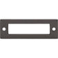 TOP KNOBS TK923AG Hollin Pull Backplate - Ash Gray