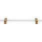 JEFFREY ALEXANDER 578-160SBZ Spencer 160 mm Center-to-Center Bar Pull - Satin Bronze