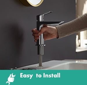 HANSGROHE 71253671 Logis Fine Single-Hole Faucet 110, 1.2 GPM - Matte Black