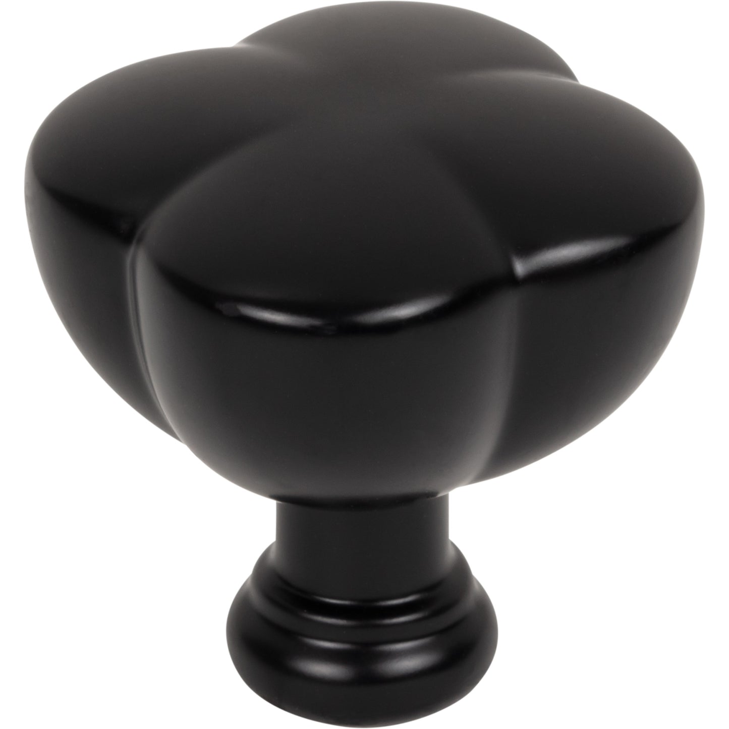 JEFFREY ALEXANDER 686L-MB Southerland 1-1/2" Length Round Knob - Matte Black