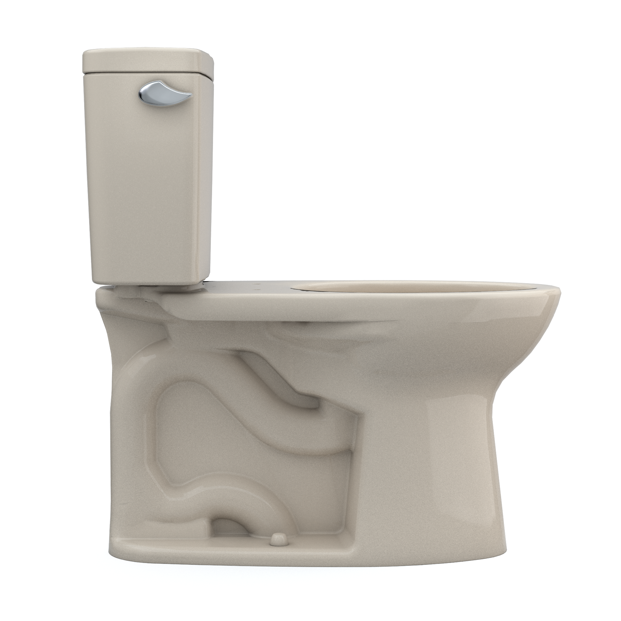 TOTO CST776CSG#03 Drake Two-Piece Elongated 1.6 Gpf Tornado Flush Toilet With Cefiontect - Bone