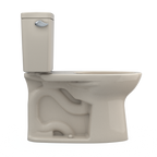 TOTO CST776CEFG#03 Drake Two-Piece Elongated 1.28 Gpf Universal Height Tornado Flush Toilet With Cefiontect - Bone