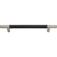 ATLAS 281-BL-BRN Zanzibar 6 5/16" Center to Center Bar Pull - Brushed Nickel